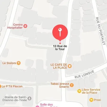 Studio Rdc La Tour Saint-Etienne-de-Tinee Exterior photo